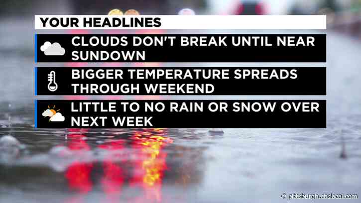 Pittsburgh Weather: Overcast And Cold Conditions Expected On Thursday