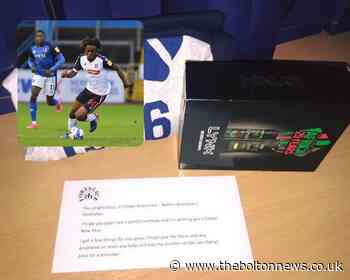 Wanderers player donates gifts to boys in Fortalice refuge