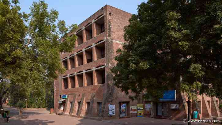 Edmund Sumner shares photos of Louis Kahn's IIMA including its recently saved dormitories