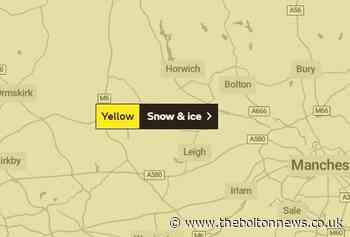 Yellow weather warning in place for Bolton
