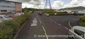 Lorry brakes catch fire in Padiham