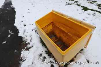Grit bin thefts reported in Blackburn as more snow on the way