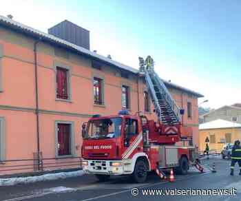 Neve pericolante a Clusone: Vigili del Fuoco sul posto - Valseriana News