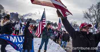 At State Capitol, several hundred Trump supporters decry certification