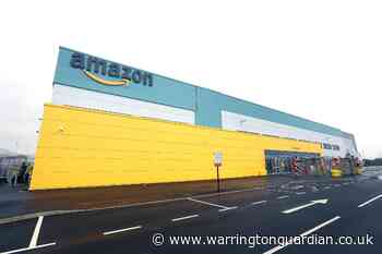 Spot the difference - Warrington Amazon to change colour of sign