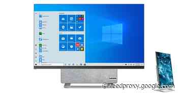 Lenovo Yoga AIO 7 desktop has rotating screen for vertical viewing     - CNET