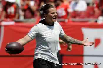 Katie Sowers parts with 49ers after four seasons in pioneering role - The Mercury News