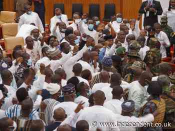 Soldiers enter Ghana parliament to break up MPs embroiled in heated misunderstanding