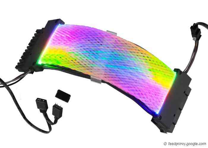 GELID Astra ARGB PC sleeved extension cables now available