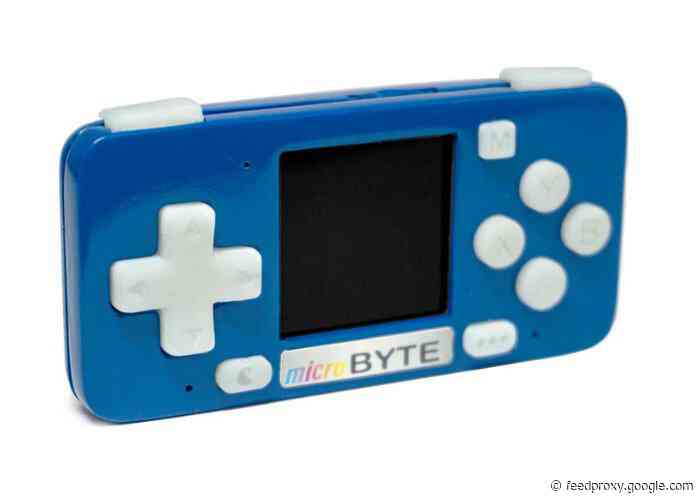microByte pocket games console plays NES, GameBoy, GameBoy Color, Game Gear, Sega and more