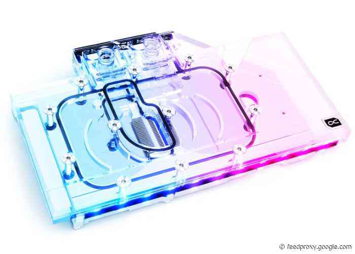 Alphacool Eisblock Aurora Acryl GPX-N for NVIDIA RTX 3070 FE graphics card