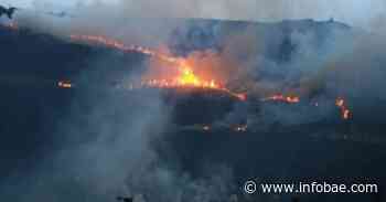 Preocupación en Nariño por incendio que arrasa con el páramo de Cumbal - infobae