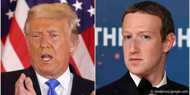 Facebook cracks down on Trump