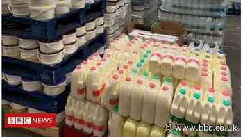 Food waste: 'I'll have to throw away £6,000-worth of milk'