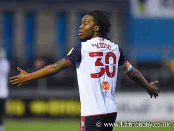 Jones not intending to recall defender Kioso from Bolton loan stay - Luton Today