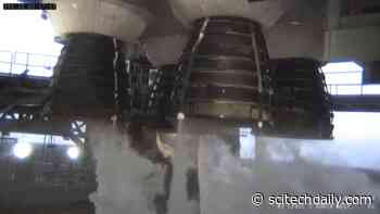 NASA Space Launch System Rocket Proceeding with Green Run Hot Fire Test