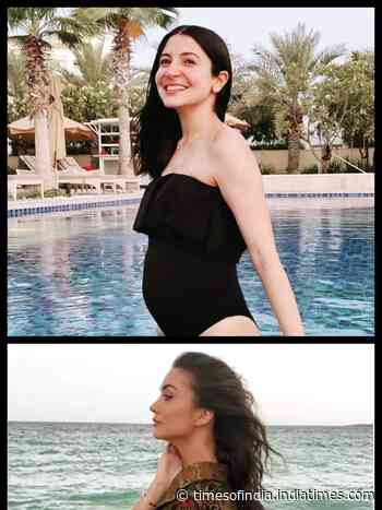 Celebs who rocked baby bump in swimsuits