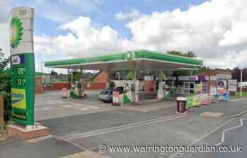 Armed robbery at BP petrol station on Warrington Road