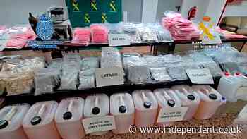 Spain police hail biggest ever drug bust after raid on Barcelona gang