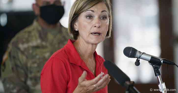 Iowa governor appears in marketing video for Domo touting virus testing