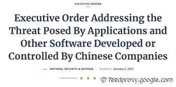 President Trump bars U.S. transactions with eight Chinese apps
