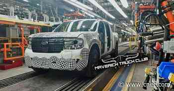 Ford Maverick compact pickup truck leaks in new photo     - Roadshow