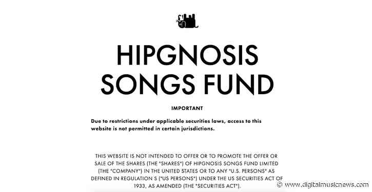 Hipgnosis Blocked from Soliciting Investors in the US, Australia, South Africa, Canada & Japan