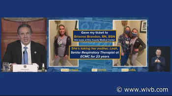 Gov. Cuomo announces ECMC nurse who will take his Bills playoff ticket