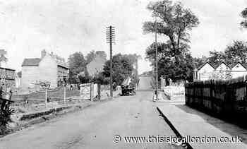A 110-year-old rural scene that is now a London suburb