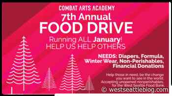 YOU CAN HELP: Combat Arts Academy's annual food-and-more donation drive is on! - West Seattle Blog