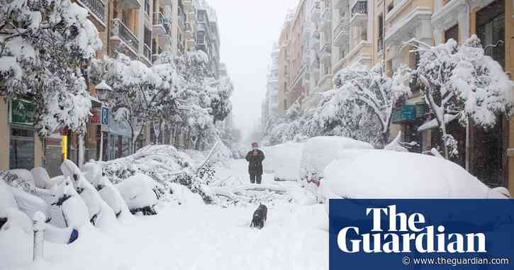 Army rescues motorists after Storm Filomena blankets Spain in snow