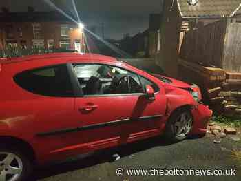 Driver crashes into wall following chase through Farnworth
