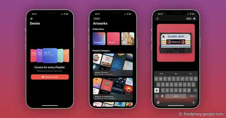 ‘Denim’ is a new iPhone app that lets you create stunning cover artwork for your playlists