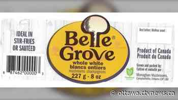 Belle Grove brand mushrooms recalled due to possible contamination