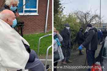 Lewisham: Elderly left waiting hours in cold for Covid jab