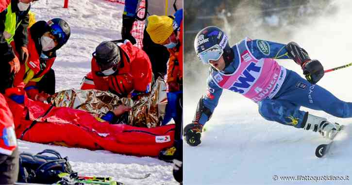Adelboden, lo sciatore Tommy Ford cade di testa e si schianta contro le pareti laterali