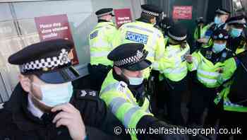 Five arrested at anti-lockdown protest in London