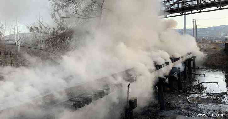 Salt Lake City west side residents say burning bridge is affecting their health