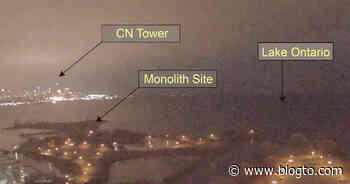 Toronto man captures monolith arrival on balcony webcam and unravels part of mystery - blogTO