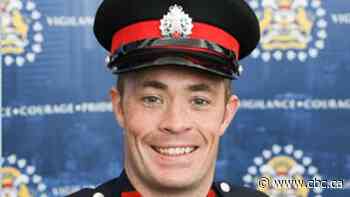 Regimental funeral honours slain Calgary police officer Sgt. Andrew Harnett