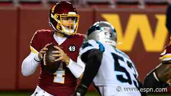 Washington QB Taylor Heinicke's journey: From brats to NCAA records to seltzer sprays
