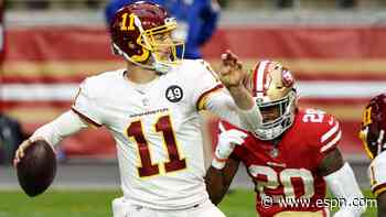 Source: Washington QB Smith inactive vs. Bucs