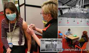 Coronavirus Bristol: Mass vaccination centre stands ready to receive its first patients - Daily Mail
