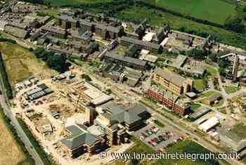 Aerial view shows Blackburn's 'new' hospital taking shape