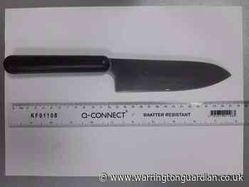 Woman caught carrying kitchen knife on Greenwood Crescent