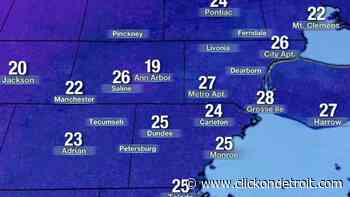 Metro Detroit weather: Cold with clouds Saturday night - WDIV ClickOnDetroit