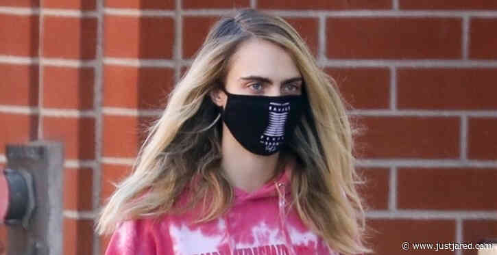 Cara Delevingne Goes Comfy in Tie-Dye Hoodie While Running Errands