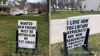 Trump Supporter Pisses Off Ohio Neighbors with Yard Signs After Riot