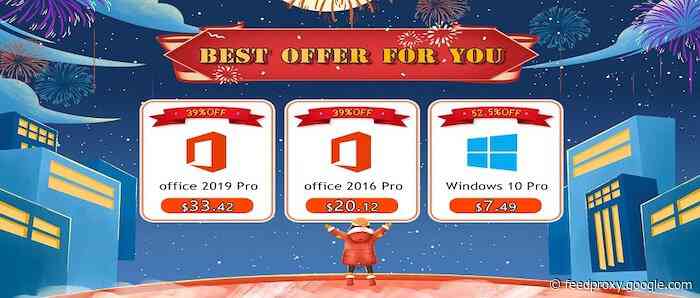 New Year’s Day Special Offer: Windows10 Pro costs only $7.49