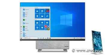 This Lenovo Yoga desktop screen rotates for vertical viewing: CES 2021 sneak peek     - CNET